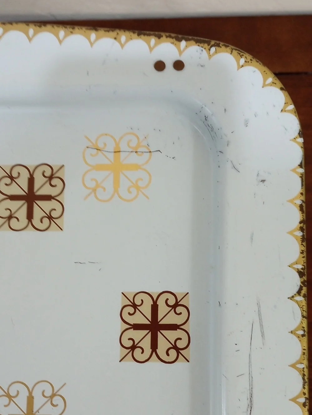 Mid Century Modern Metal Lap Bed TV Tray - Vintage!